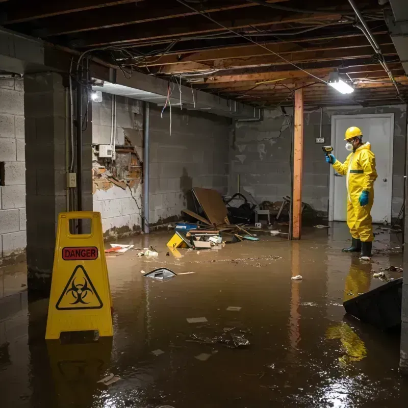 Flooded Basement Electrical Hazard in Englewood, CO Property